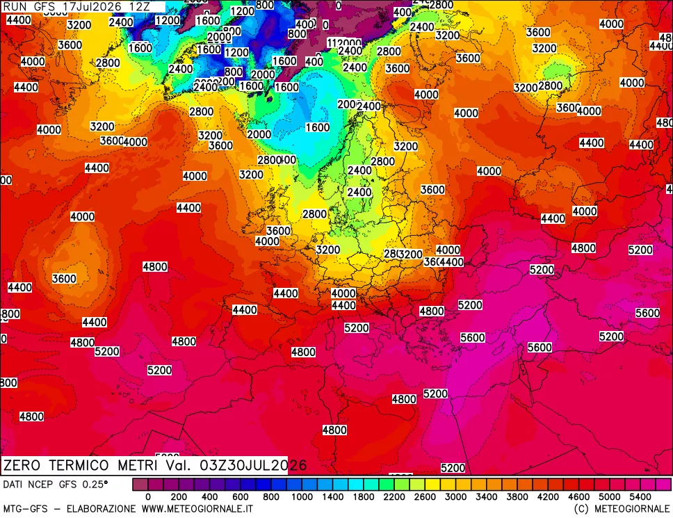 mappa Quota Zero Termico