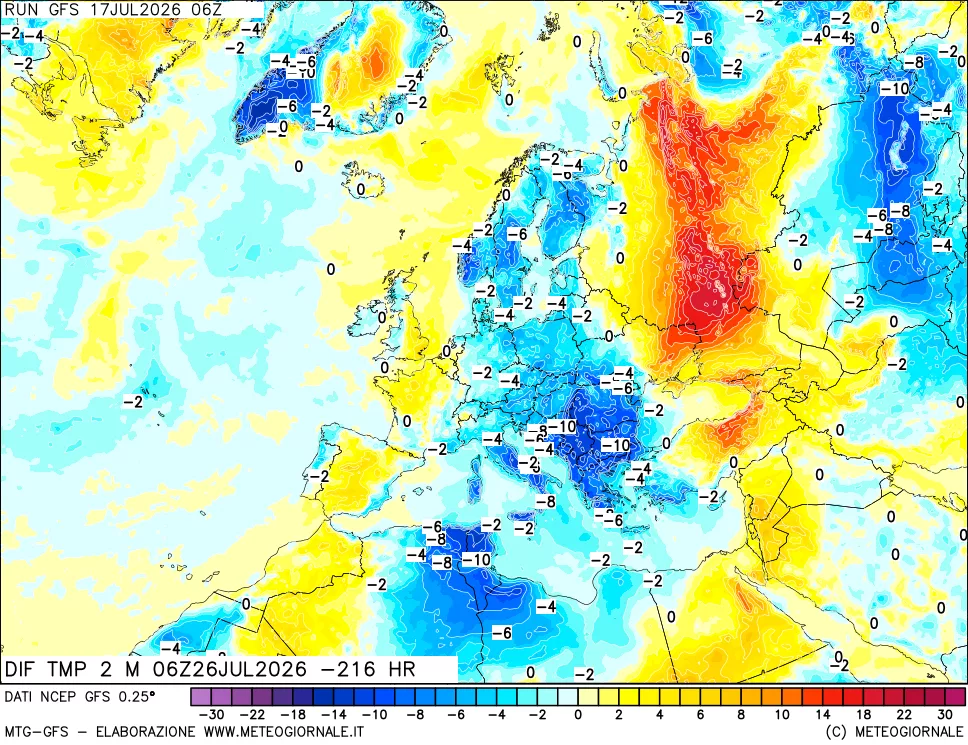 mappa Dif. Temp - Init