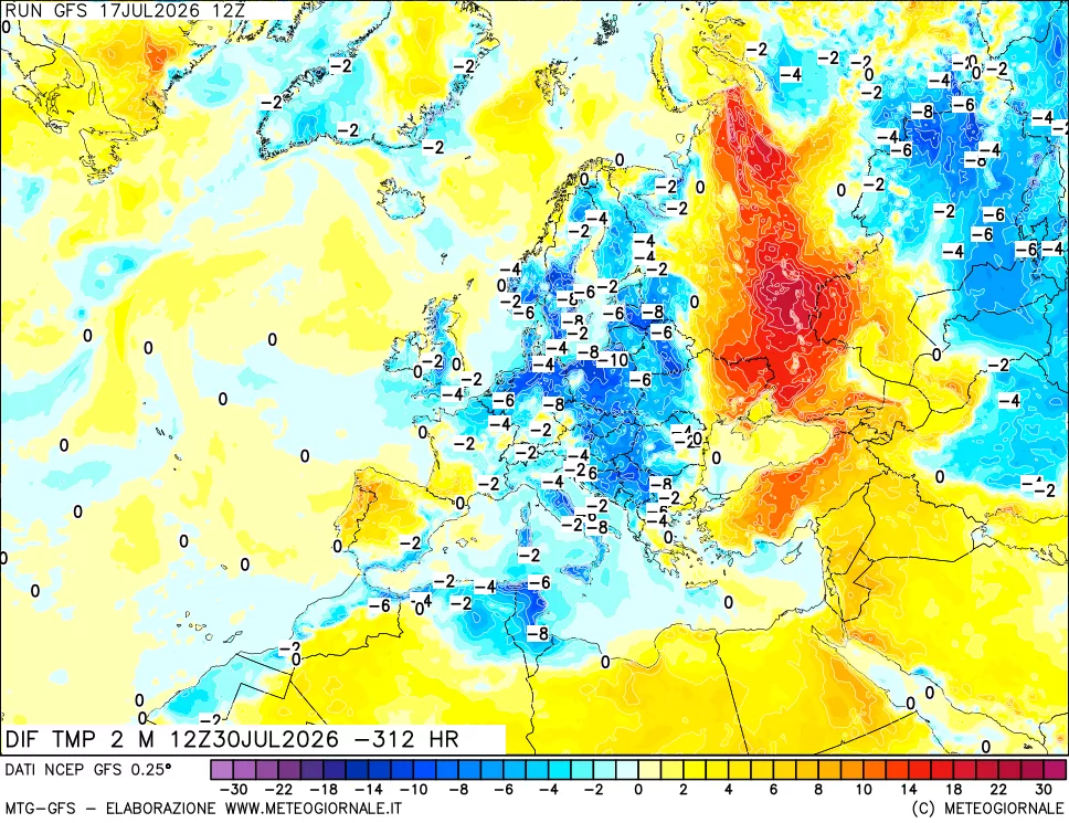 mappa Dif. Temp - Init