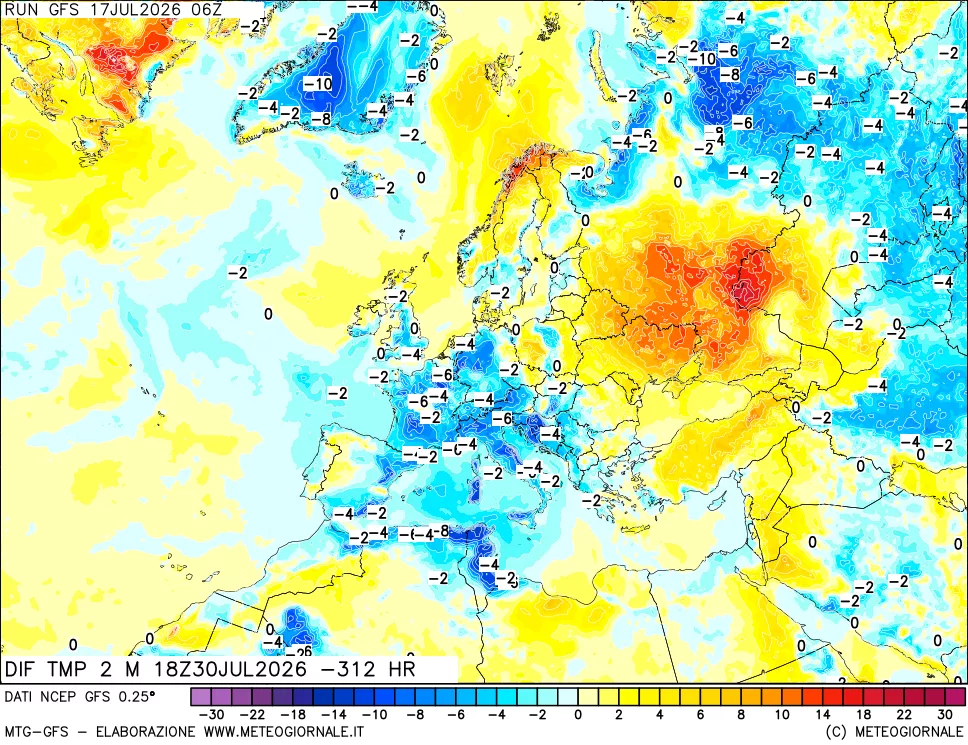 mappa Dif. Temp - Init