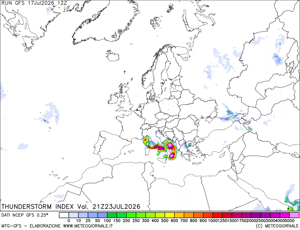 mappa Indice Temporali (TSI)