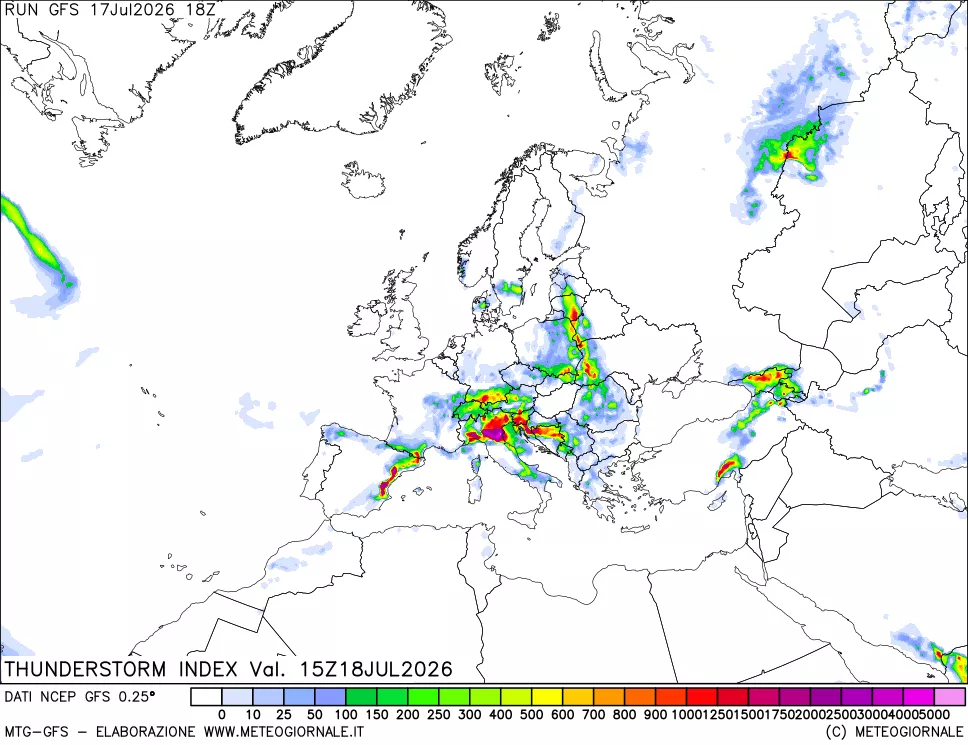 mappa Indice Temporali (TSI)
