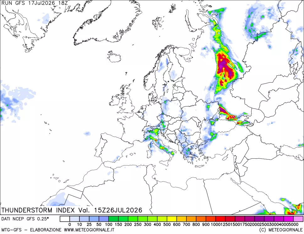 mappa Indice Temporali (TSI)