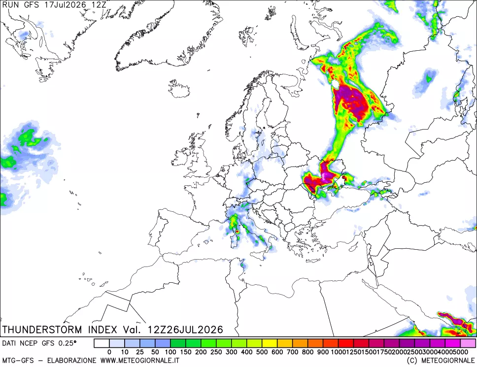 mappa Indice Temporali (TSI)