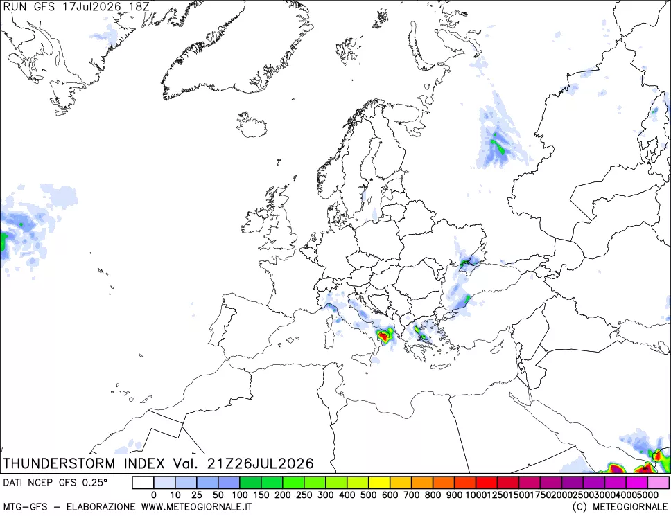 mappa Indice Temporali (TSI)