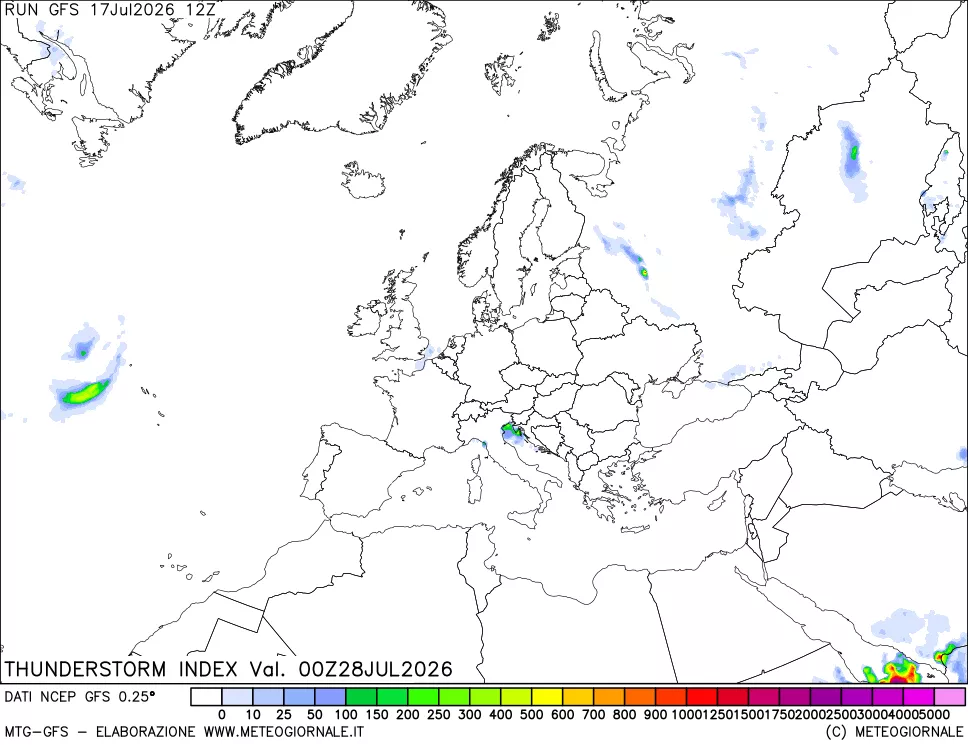 mappa Indice Temporali (TSI)