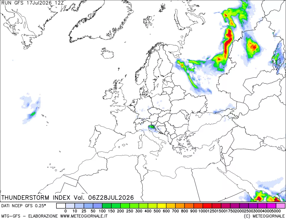 mappa Indice Temporali (TSI)