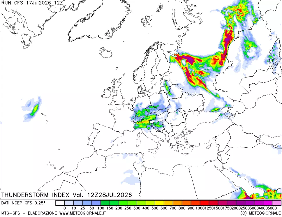 mappa Indice Temporali (TSI)