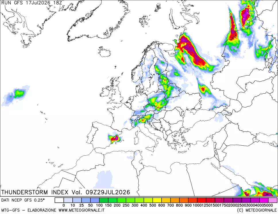 mappa Indice Temporali (TSI)