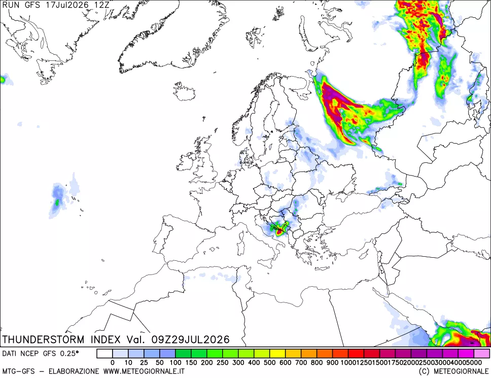 mappa Indice Temporali (TSI)