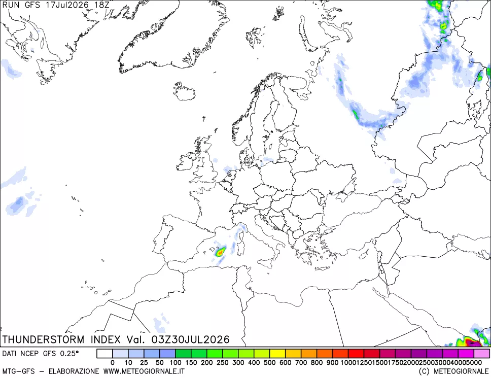 mappa Indice Temporali (TSI)