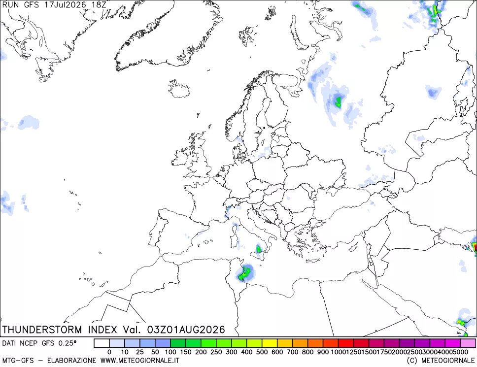 mappa Indice Temporali (TSI)