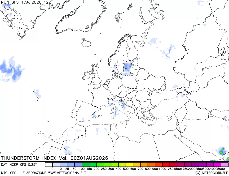 mappa Indice Temporali (TSI)