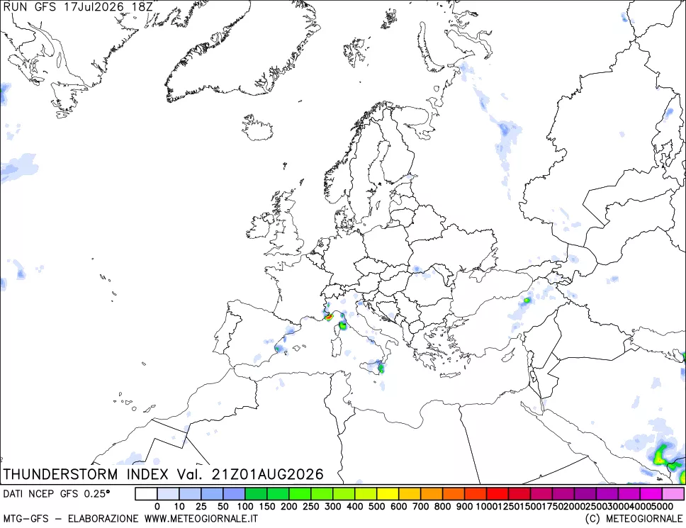 mappa Indice Temporali (TSI)