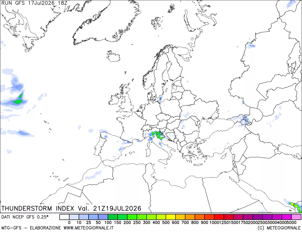 mappa Indice Temporali (TSI)
