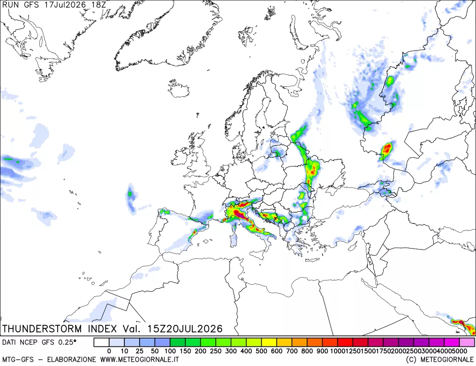 mappa Indice Temporali (TSI)
