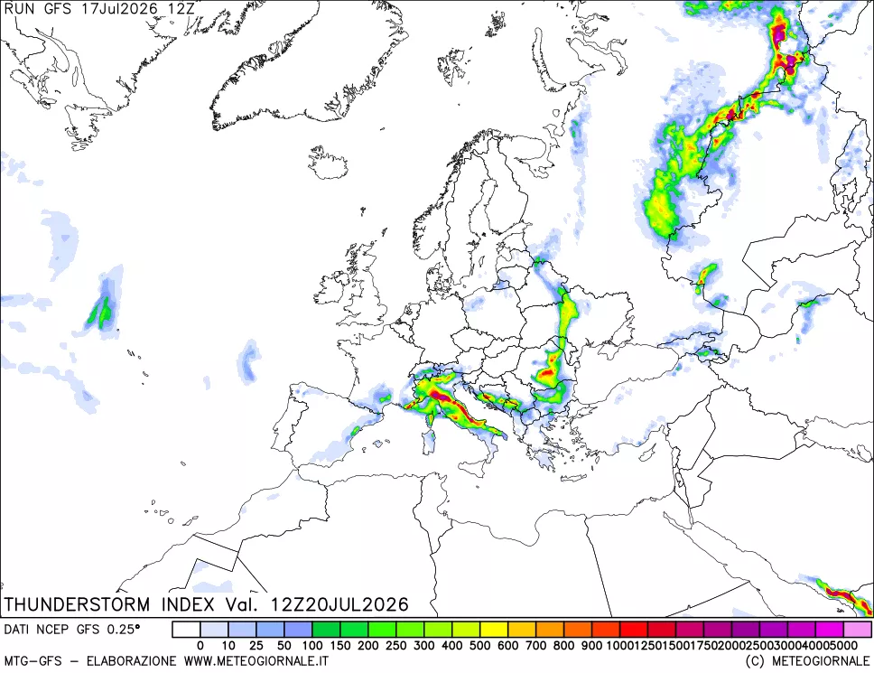 mappa Indice Temporali (TSI)