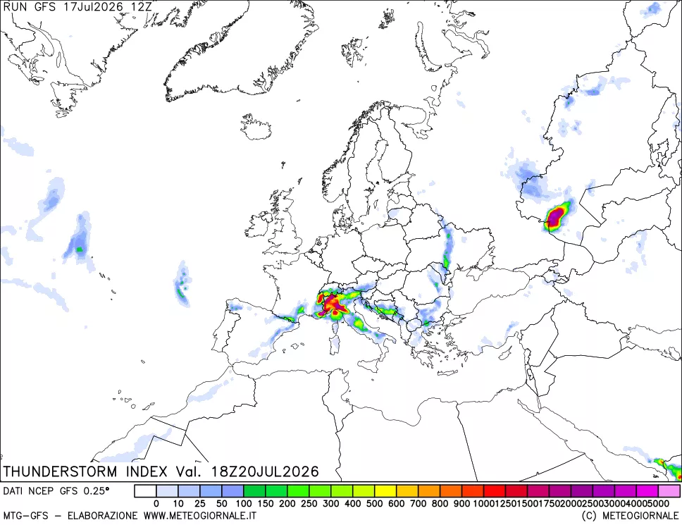 mappa Indice Temporali (TSI)