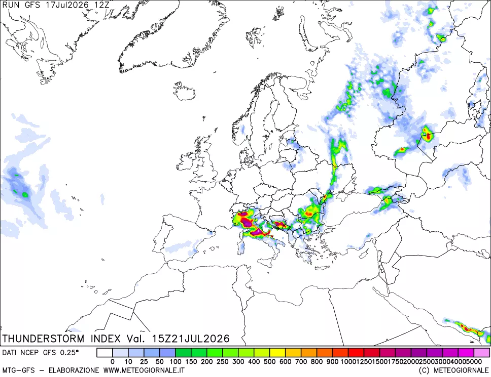 mappa Indice Temporali (TSI)