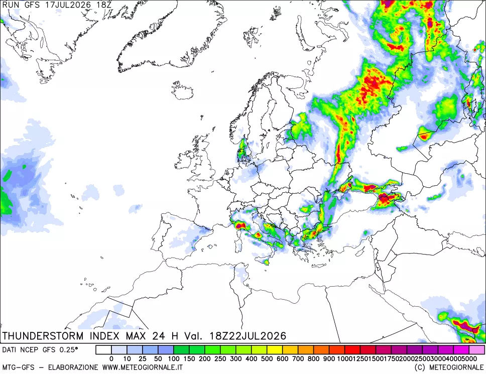 mappa TSI Max 24 ore