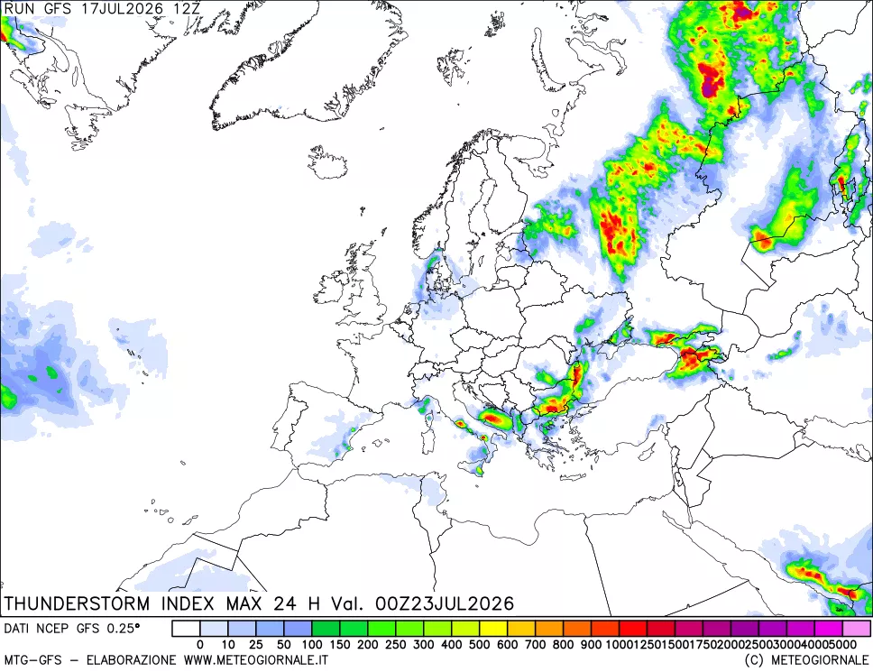 mappa TSI Max 24 ore
