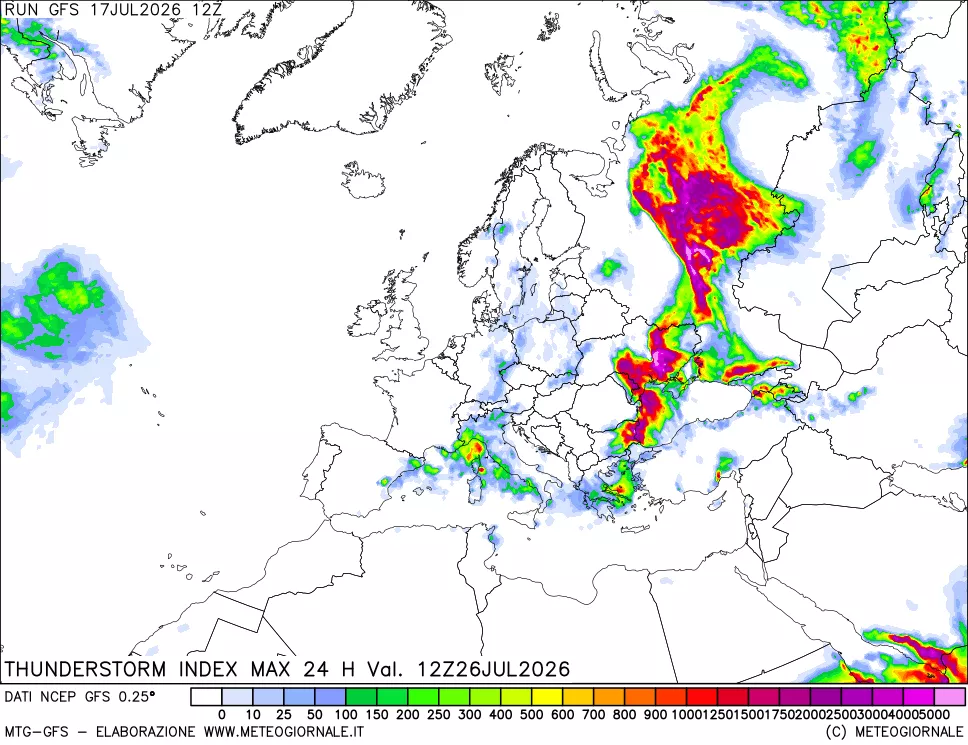 mappa TSI Max 24 ore