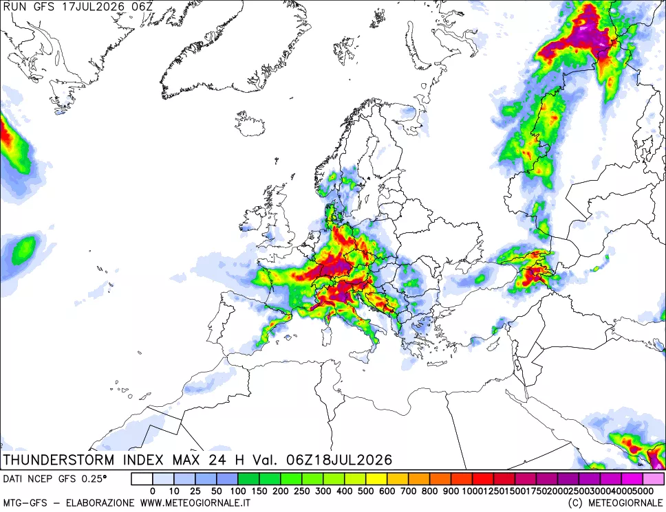 mappa TSI Max 24 ore