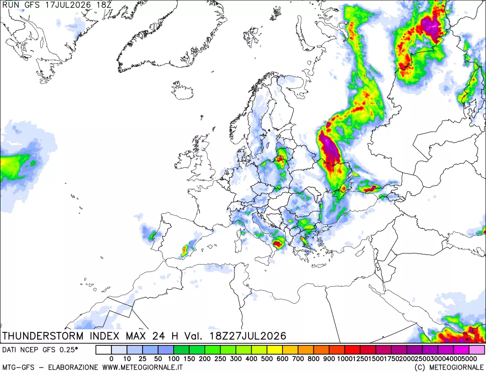 mappa TSI Max 24 ore
