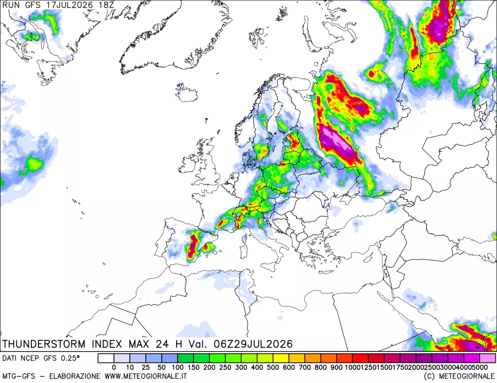 mappa TSI Max 24 ore
