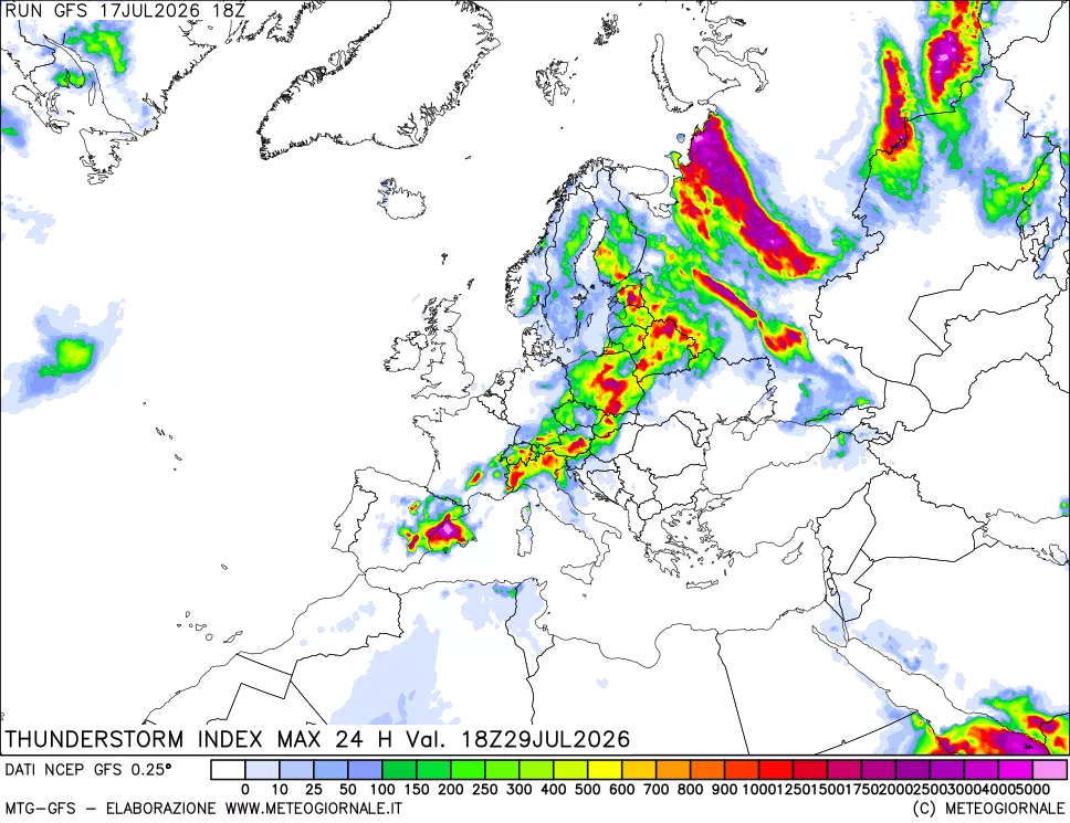 mappa TSI Max 24 ore