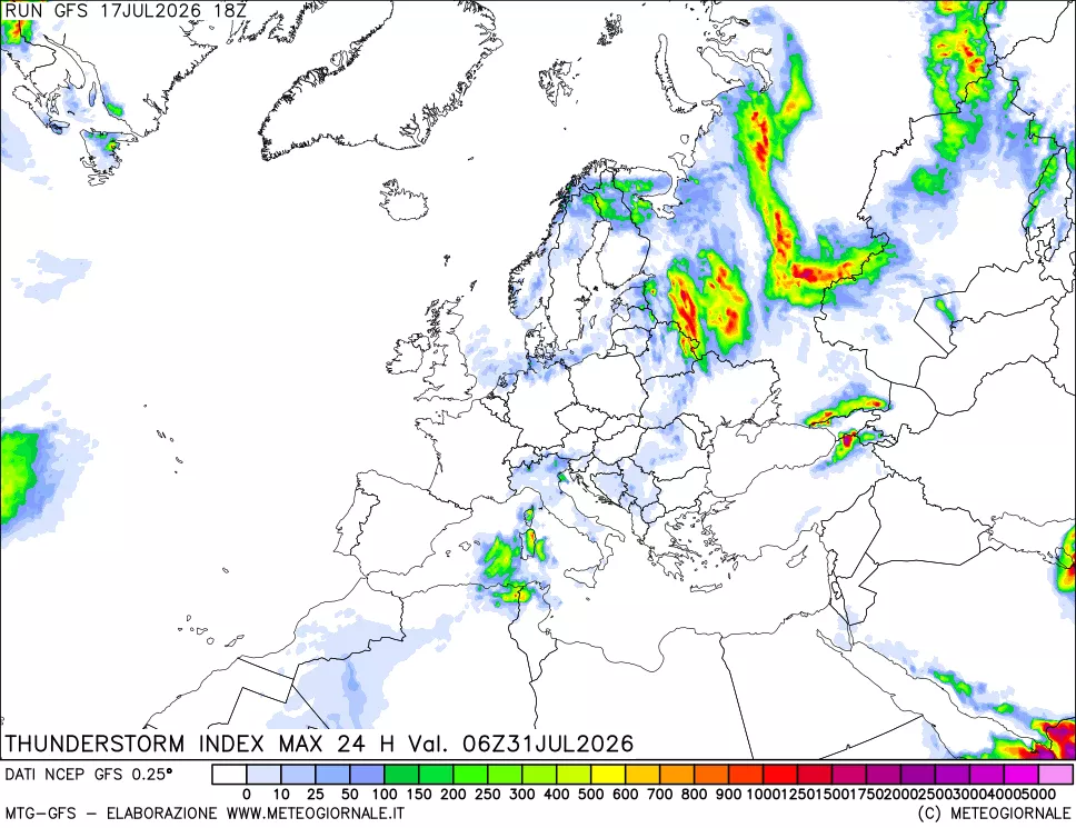 mappa TSI Max 24 ore