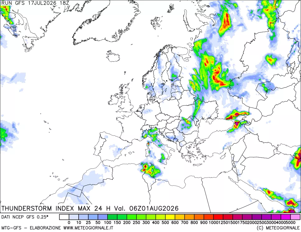 mappa TSI Max 24 ore