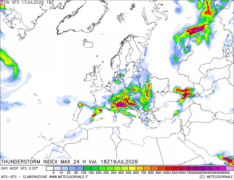 mappa TSI Max 24 ore