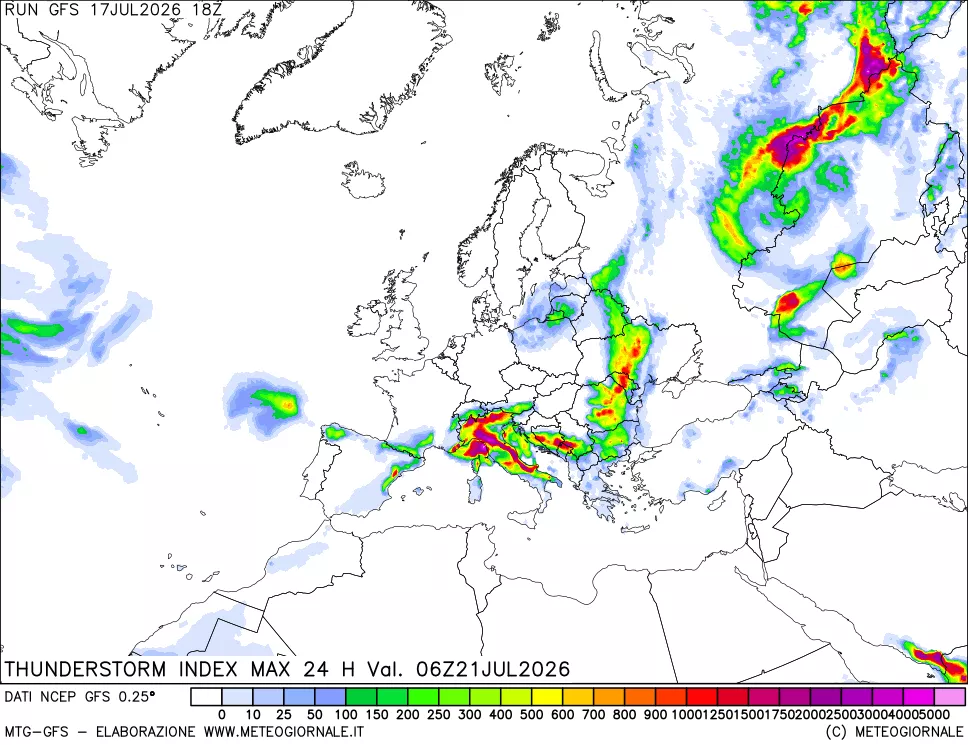 mappa TSI Max 24 ore