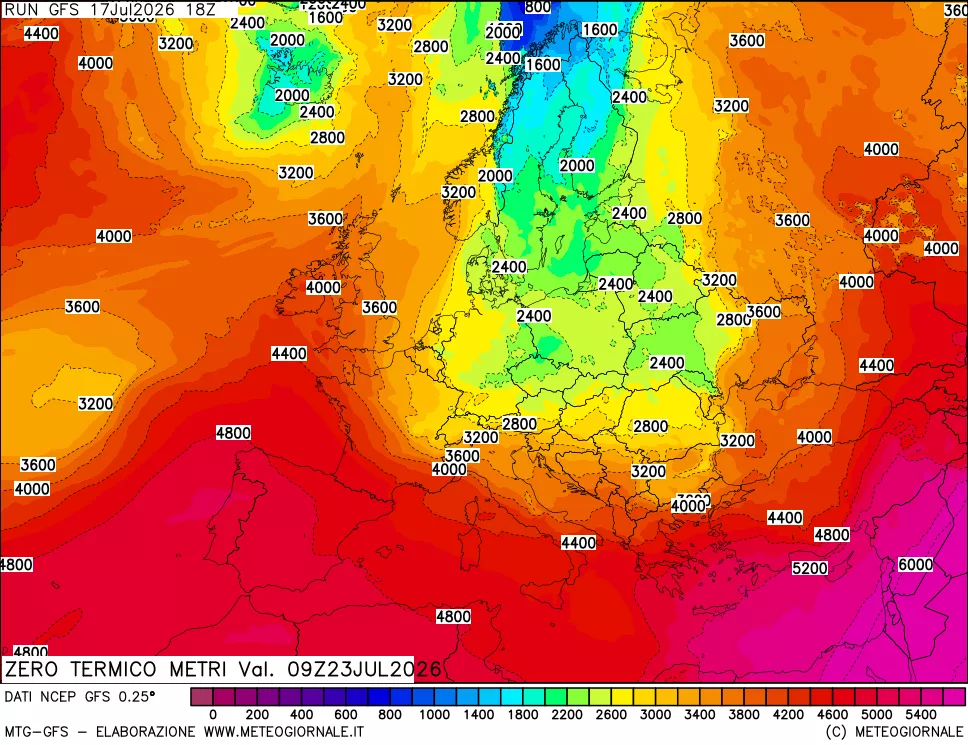 mappa Quota Zero Termico