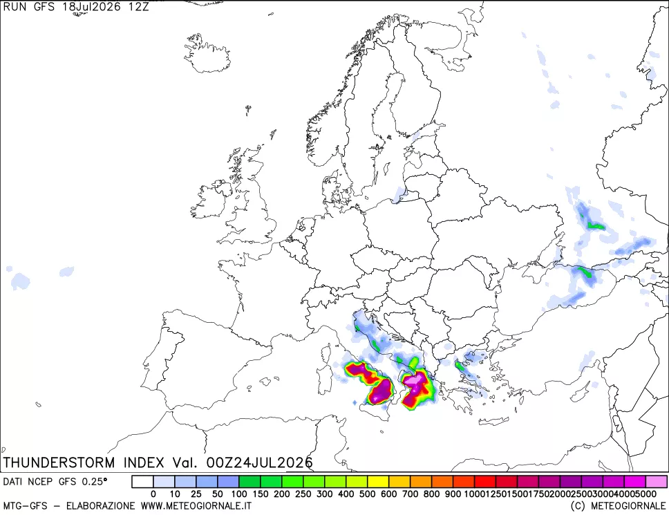 mappa Indice Temporali (TSI)