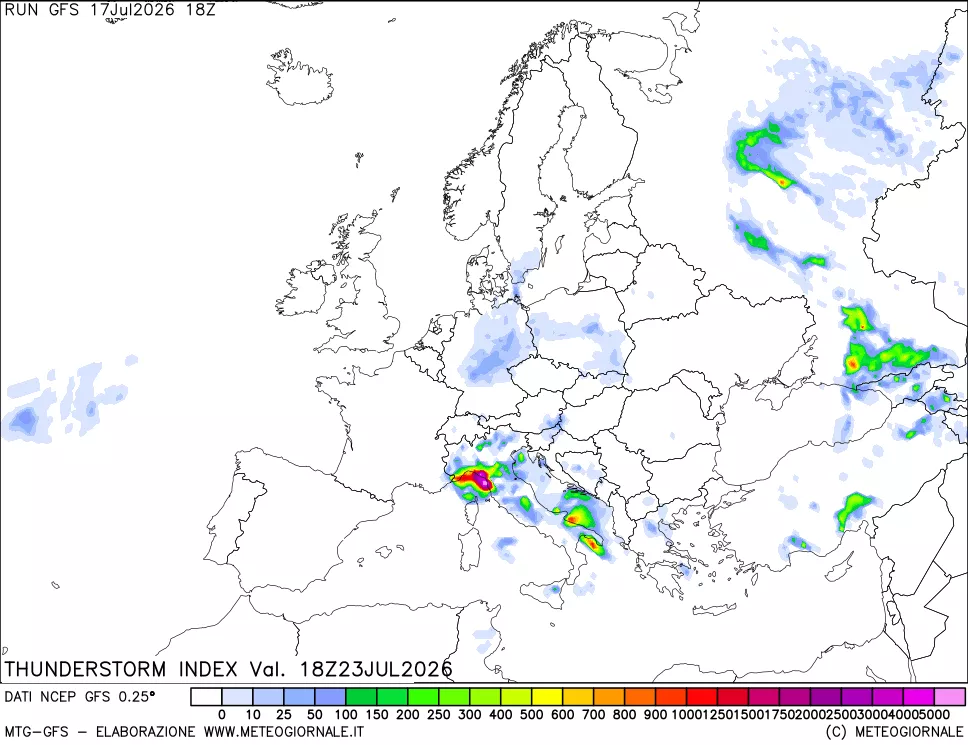 mappa Indice Temporali (TSI)