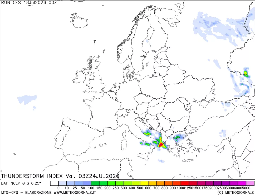 mappa Indice Temporali (TSI)