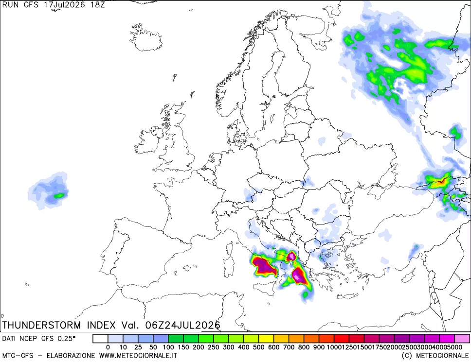 mappa Indice Temporali (TSI)