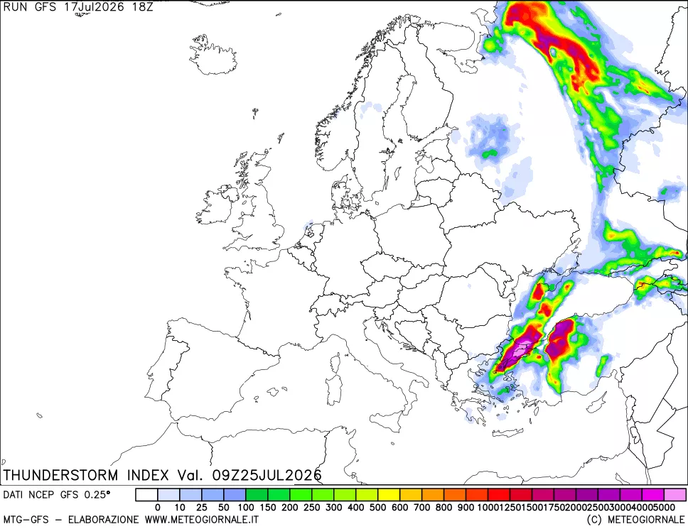 mappa Indice Temporali (TSI)