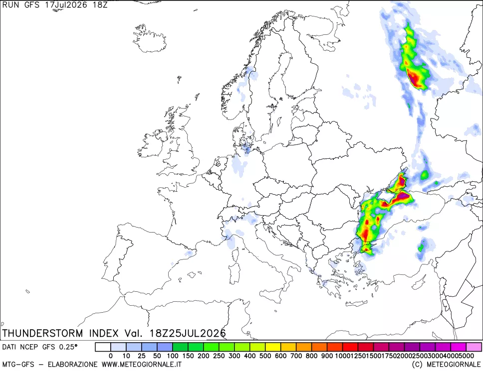 mappa Indice Temporali (TSI)