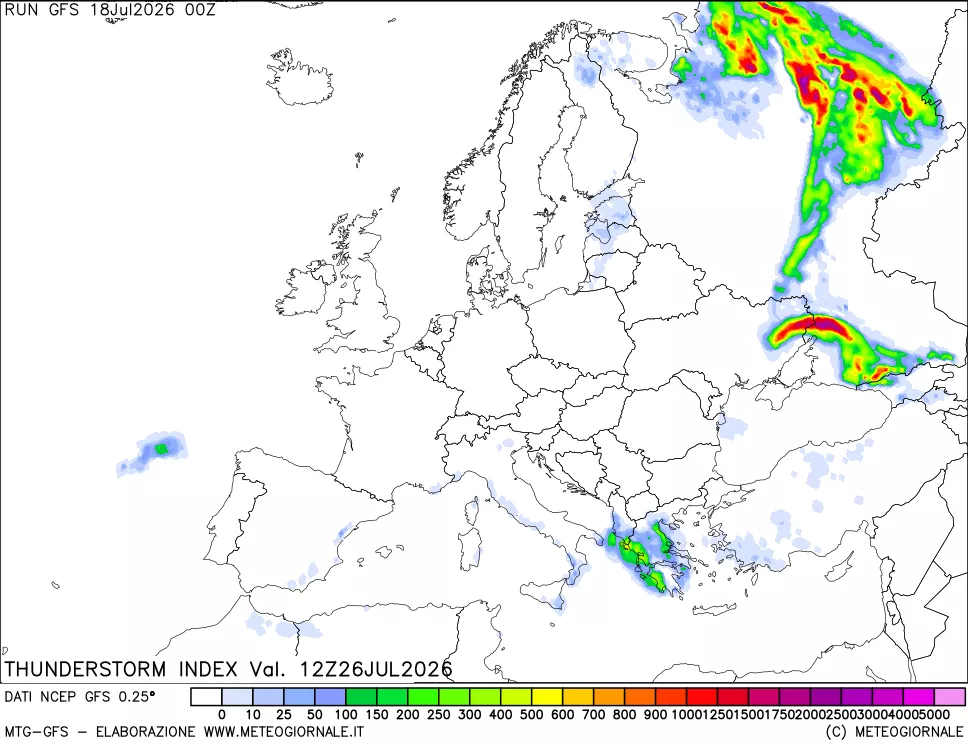 mappa Indice Temporali (TSI)