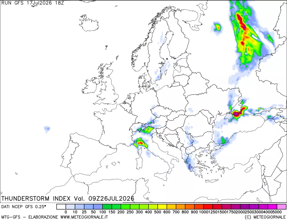 mappa Indice Temporali (TSI)