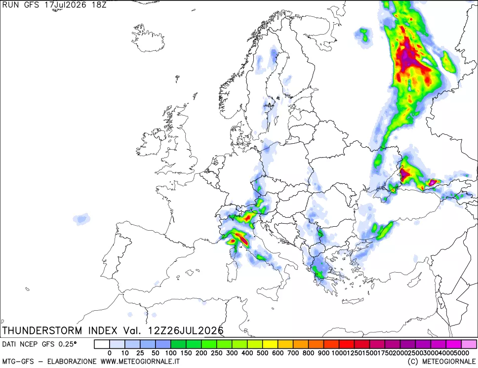 mappa Indice Temporali (TSI)