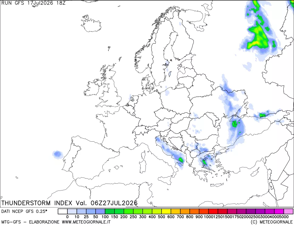 mappa Indice Temporali (TSI)