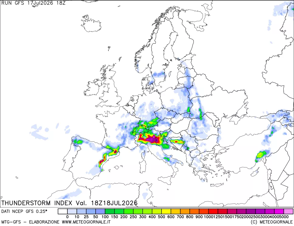 mappa Indice Temporali (TSI)