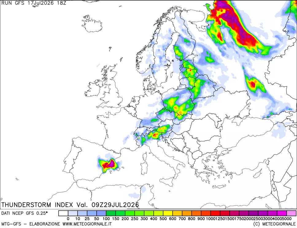 mappa Indice Temporali (TSI)