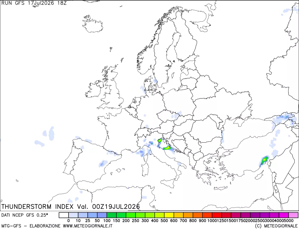 mappa Indice Temporali (TSI)