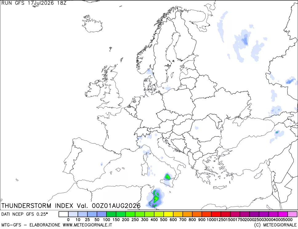 mappa Indice Temporali (TSI)