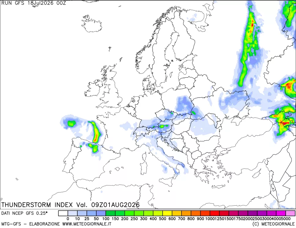 mappa Indice Temporali (TSI)